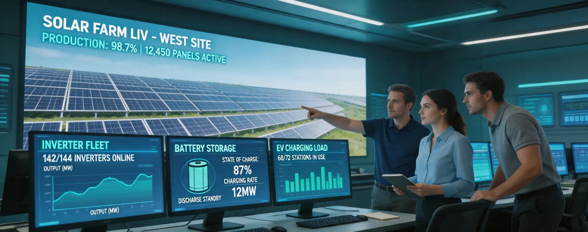 Renewable energy operations team