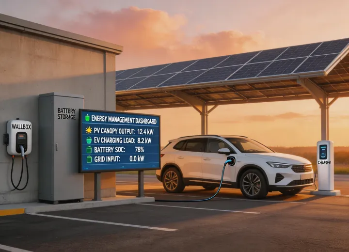 EV charging with solar