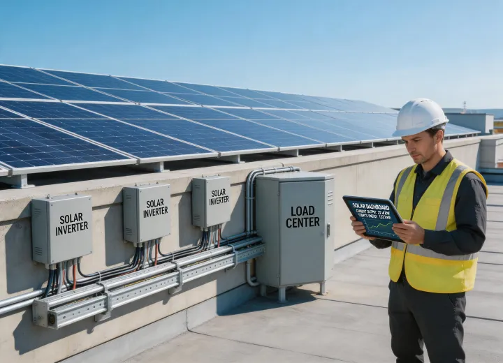 Commercial solar rooftop